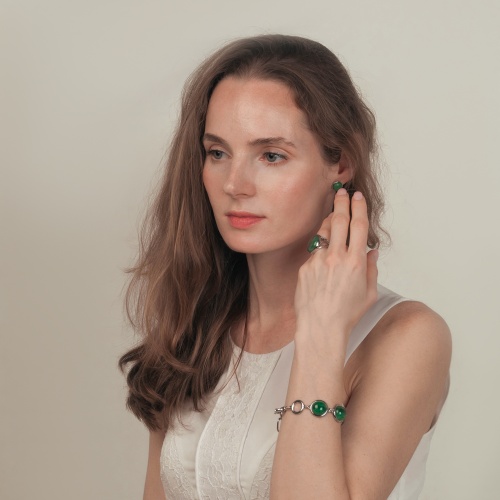 Серьги Possebon Q.Verde, A0258.17 S фото 2